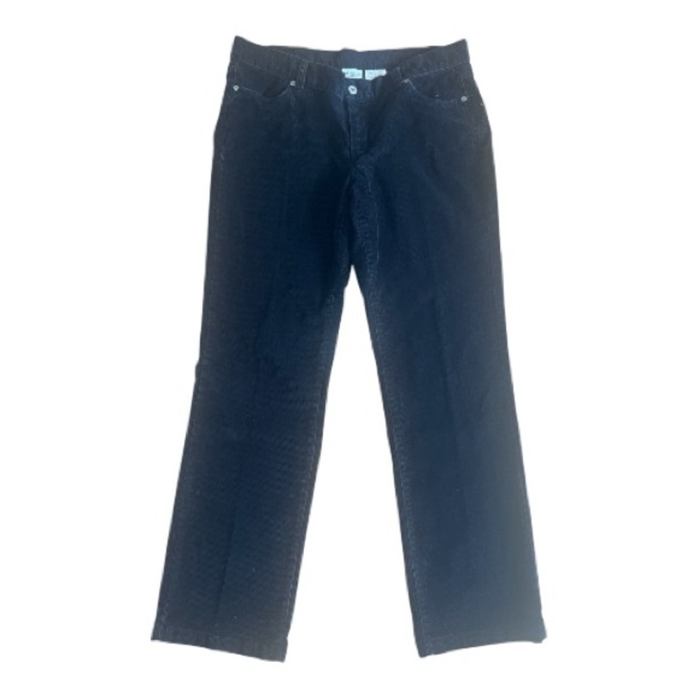 Columbia Black Corduroy Straight Leg Jeans Size 12 NWT